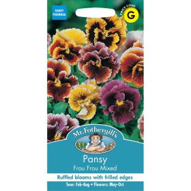 Pansy Frou Frou Mixed Seeds